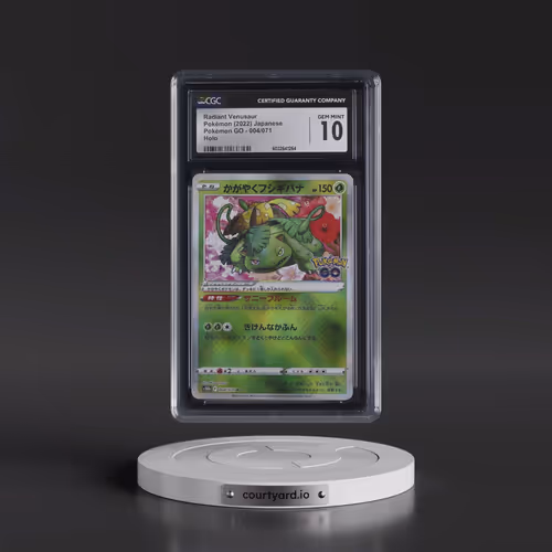 2022 Pokémon GO #004/071 Radiant Venusaur - Holo (CGC 10 GEM MINT)