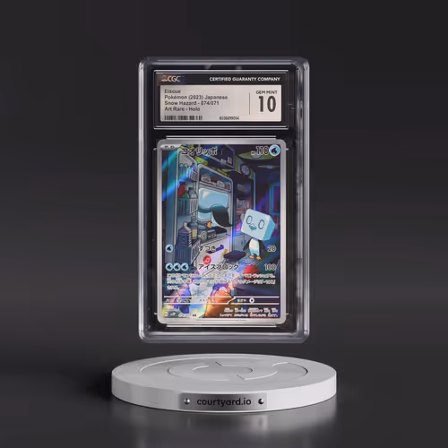 2023 Pokémon Sv2p-Snow Hazard #074 Eiscue - Art Rare (CGC 10 GEM MINT)