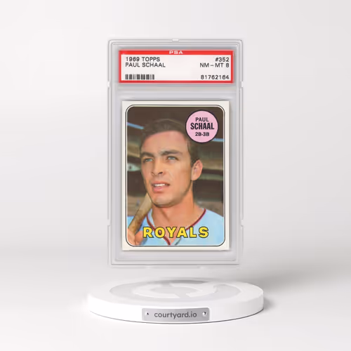 1969 Topps #352 Paul Schaal (PSA 8 NM-MT)