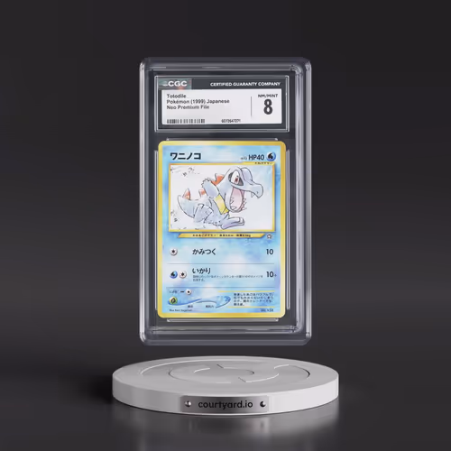 1999 Neo Premium File Totodile - No Rarity (CGC 8 NM-MT)