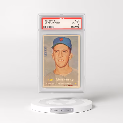 1957 Topps #293 Ted Abernathy (PSA 6 EX-MT)