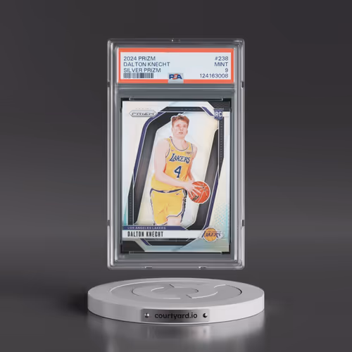 2024 Panini Prizm #238 Dalton Knecht - Silver Prizm (PSA 9 MINT)