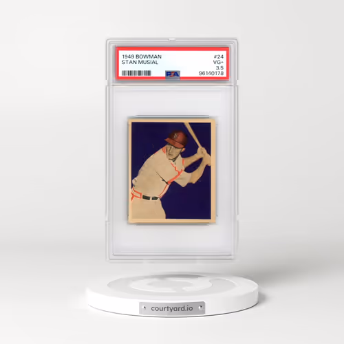 1949 Bowman #24 Stan Musial (PSA 3.5 VG+)