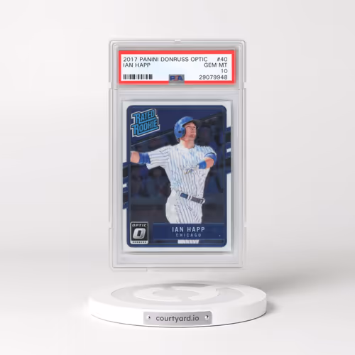 2017 Panini Donruss Optic #40 Ian Happ (PSA 10 GEM MINT)