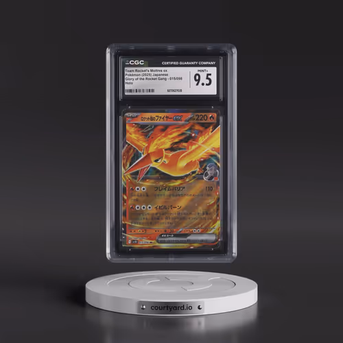2025 Glory of the Rocket Gang - sv10 #015/098 Team Rocket's Moltres ex - Holo (CGC 9.5 MINT+)