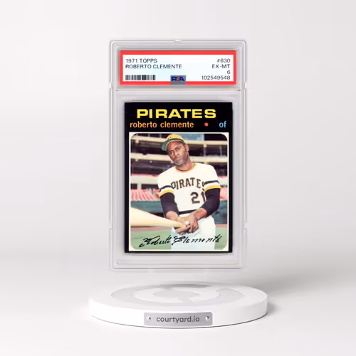 1971 Topps #630 Roberto Clemente (PSA 6 EX-MT)
