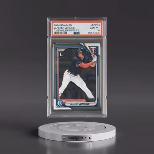 2024 Bowman Chrome Prospects #BCP43 Walker Jenkins (PSA 10 GEM MINT)