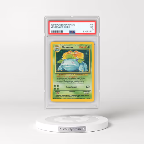 1999 Pokémon Game #15 Venusaur - Holo (PSA 5 EX)