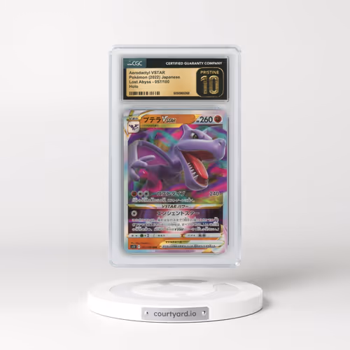 2022 Lost Abyss #057/100 Aerodactyl VSTAR - Holo (CGC 10 PRISTINE)