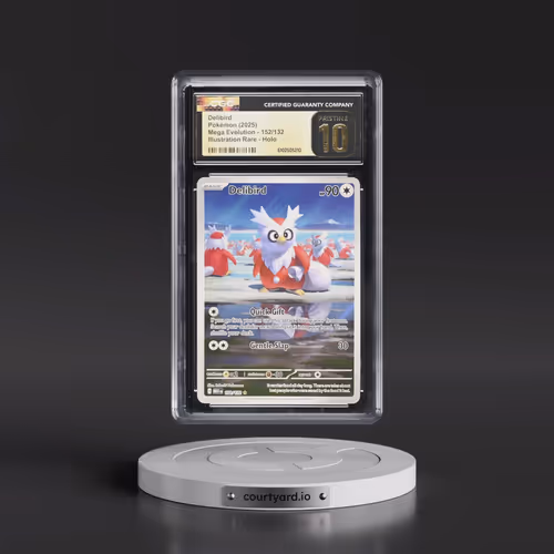 2025 Mega Evolution - MEG EN #152/132 Delibird - Illustration Rare Holo (CGC 10 PRISTINE)