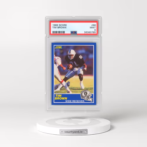 1989 Score #86 Tim Brown (PSA 9 MINT)