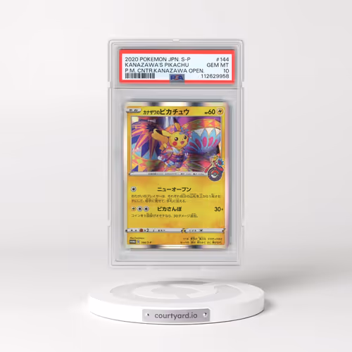 2020 Pokémon S Promo #144 Kanazawa's Pikachu - Pokemon Center Kanazawa Opening (PSA 10 GEM MINT)
