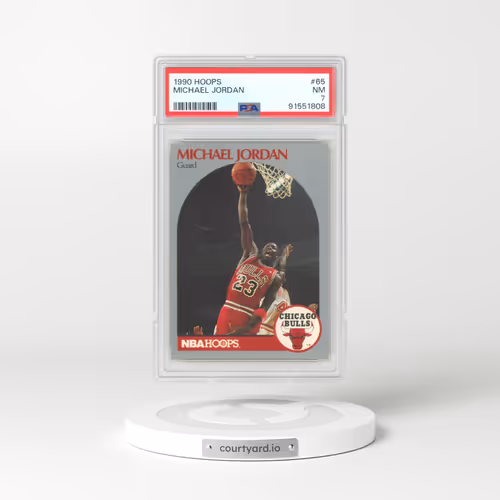 1990 Hoops #65 Michael Jordan (PSA 7 NM)