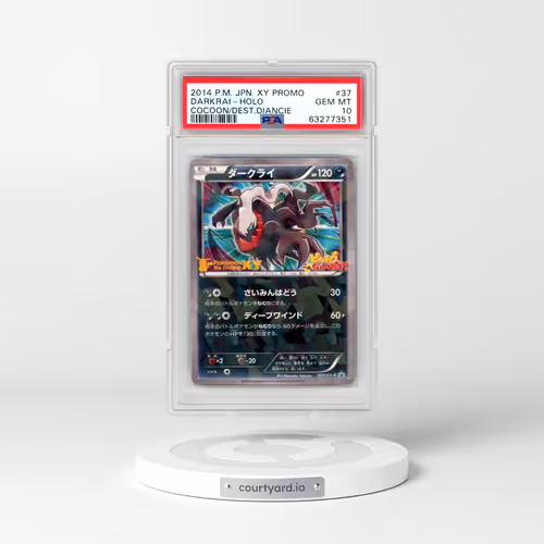 2014 Pokémon XY Promo #37 Darkrai - Holo The Cocoon of Destruction and Diancie (PSA 10 GEM MINT)