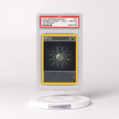 2000 Pokémon Rocket #17 Rainbow Energy - 1st Edition Holo (PSA 10 GEM MINT)