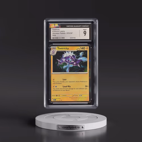 2023 Obsidian Flames - OBF EN #072/197 Toxtricity - Holo (CGC 9 MINT)