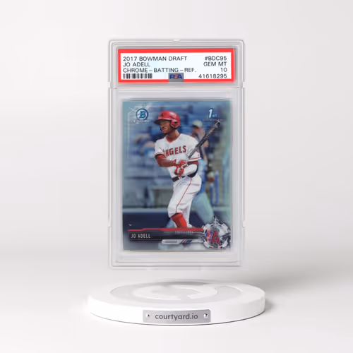 2017 Bowman Draft #BDC95 Jo Adell - Chrome-Batting-Refractor (PSA 10 GEM MINT)