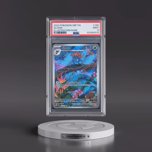 2023 Pokémon Obf EN-Obsidian Flames #198 Gloom - Illustration Rare (PSA 9 MINT)