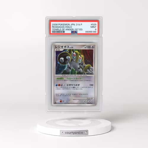 2008 Pokémon Diamond & Pearl Temple of Anger #525 Regigigas - 1st Edition Holo (PSA 9 MINT)