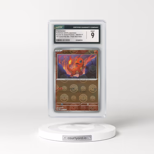 2022 Scarlet & Violet Promos #060/SV-P Charmander - Reverse Holo 151 Card File Set Poke Ball (CGC 9 MINT)