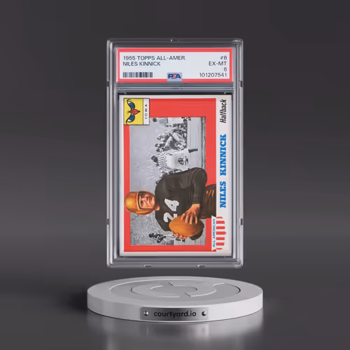 1955 Topps All-Amer. #6 Niles Kinnick (PSA 6 EX-MT)