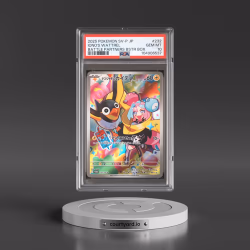 2025 Pokémon SV-P Promo #232 Iono's Wattrel - Battle Partners Booster Box (PSA 10 GEM MINT)