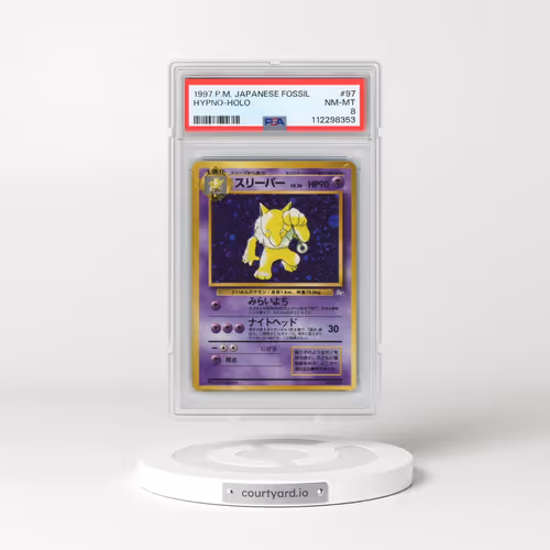 1997 Pokémon Fossil #97 Hypno - Holo (PSA 8 NM-MT)