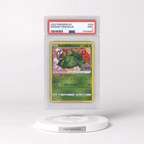 2022 Pokémon Go #004 Radiant Venusaur - Holo (PSA 9 MINT)