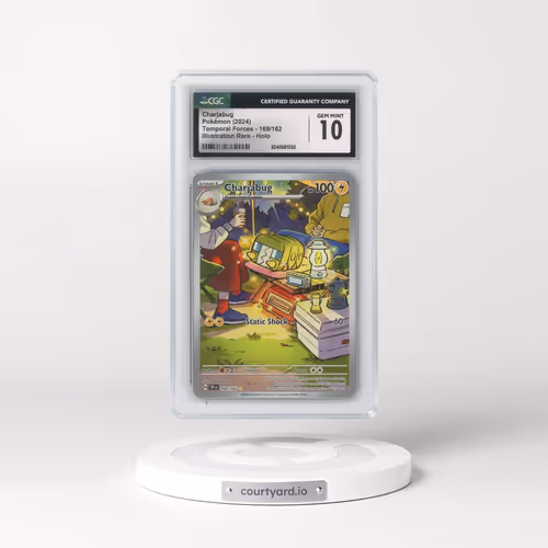 2023 Temporal Forces - TEF EN #169/162 Charjabug - Illustration Rare Holo (CGC 10 GEM MINT)
