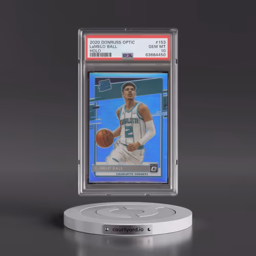 2020 Panini Donruss Optic #153 LaMelo Ball - Holo (PSA 10 GEM MINT)