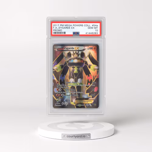 2017 Pokémon Mega Powers Collection Promo #54a Zygarde EX - Holo Full Art (PSA 10 GEM MINT)
