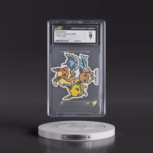 2023 Pokémon Stickers (2023 B-Side Label) - Japanese Eevee & Evolutions (CGC 9 MINT)