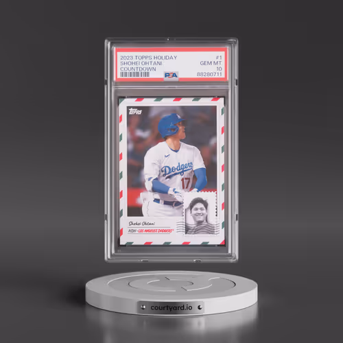 2023 Topps Holiday Countdown #1 Shohei Ohtani (PSA 10 GEM MINT)
