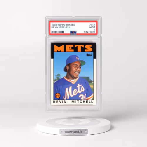 1986 Topps Traded #74T Kevin Mitchell (PSA 9 MINT)