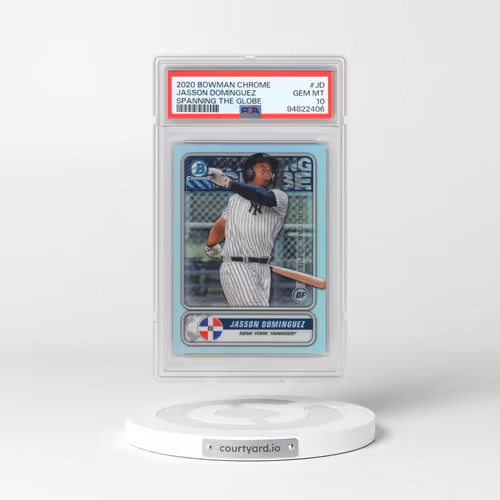 2020 Bowman Chrome Spanning the Globe #JD Jasson Dominguez (PSA 10 GEM MINT)