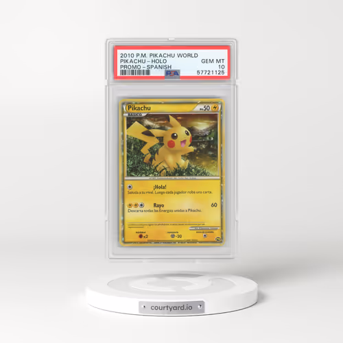 2010 Pokémon Pikachu World Promo Pikachu - Holo (PSA 10 GEM MINT)