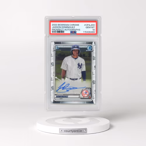 2020 Bowman Chrome Prospect Autographs #CPAJDO Jasson Dominguez (PSA 10 GEM MINT)