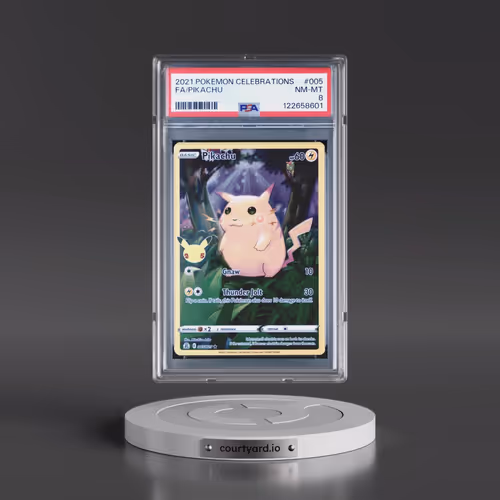 2021 Pokémon Celebrations #005 Pikachu - Full Art (PSA 8 NM-MT)