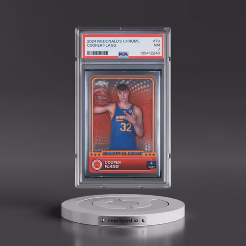 2024 Topps Chrome McDonald's All American #78 Cooper Flagg (PSA 7 NM)