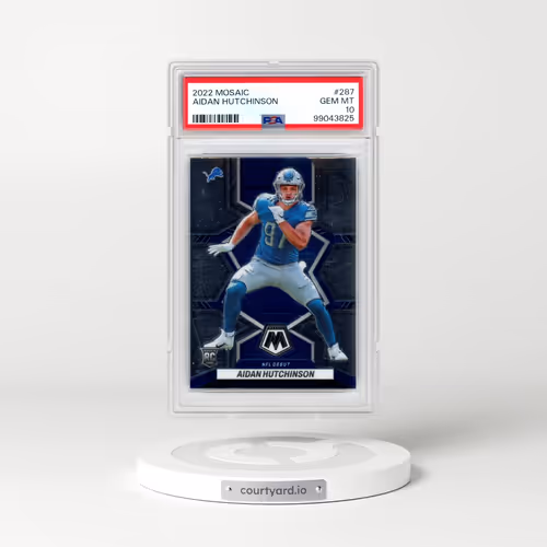 2022 Panini Mosaic #287 Aidan Hutchinson (PSA 10 GEM MINT)