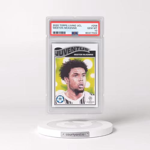 2020 Topps Living UEFA Champions League #258 Weston McKennie (PSA 10 GEM MINT)