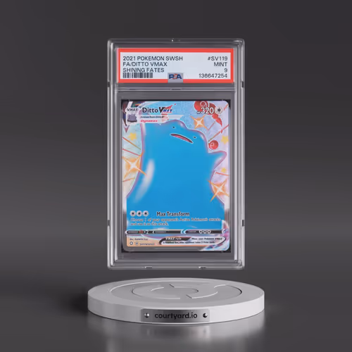 2021 Pokémon Sword & Shield Shining Fates #SV119 Ditto Vmax - Full Art (PSA 9 MINT)