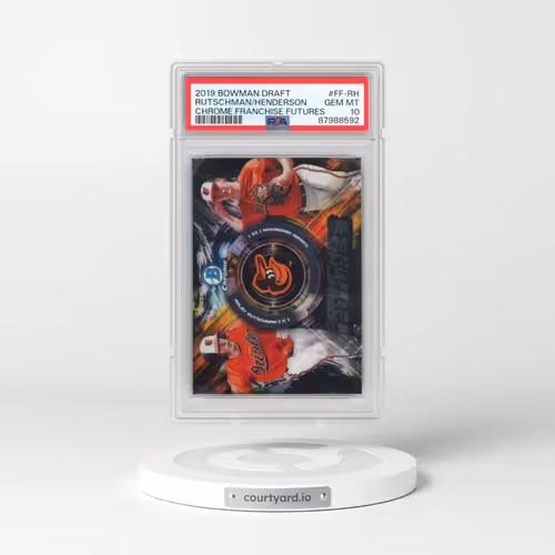 2019 Bowman Draft Chrome Franchise Futures #FF-RH Adley Rutschman/Gunnar Henderson (PSA 10 GEM MINT)