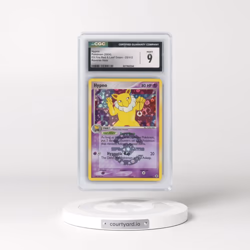 2004 EX Fire Red & Leaf Green #25/112 Hypno - Reverse Holo (CGC 9 MINT)