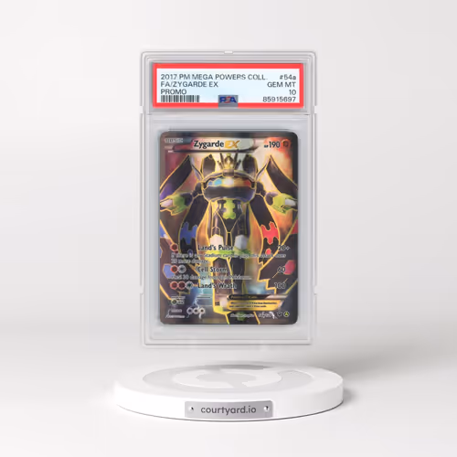 2017 Pokémon Mega Powers Collection Promo #54a Zygarde EX - Holo Full Art (PSA 10 GEM MINT)
