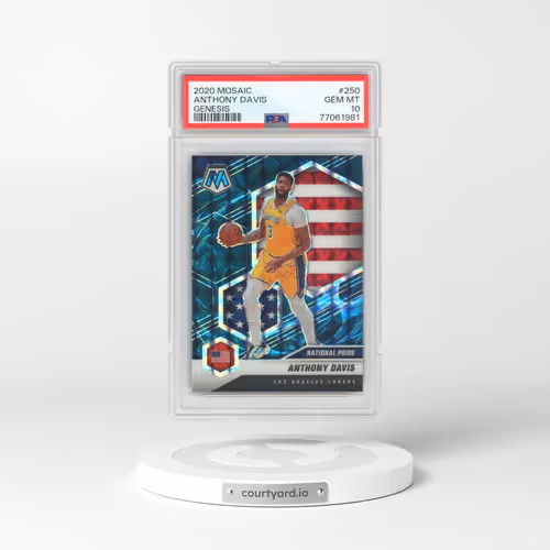 2020 Panini Mosaic #250 Anthony Davis - Genesis (PSA 10 GEM MINT)