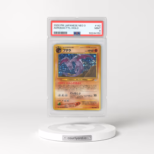 2000 Pokémon Neo 3 #142 Aerodactyl - Holo (PSA 9 MINT)