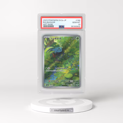 2023 Pokémon Sv2a-Pokemon 151 #166 Bulbasaur - Art Rare (PSA 10 GEM MINT)