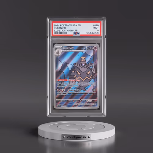 2024 Pokémon Sfa EN-Shrouded Fable #070 Dusknoir - Illustration Rare (PSA 9 MINT)