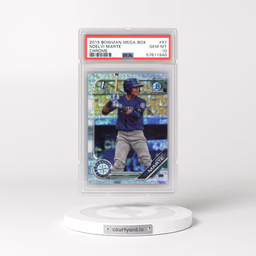 2019 Bowman Mega Box Chrome #97 Noelvi Marte (PSA 10 GEM MINT)